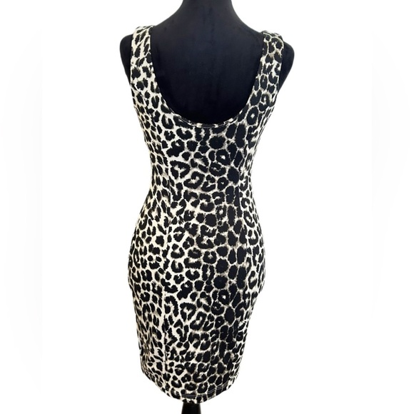 Necessary Objects Woman’s Small Cheetah Print Sleeveless Mini dress - Picture 6 of 9